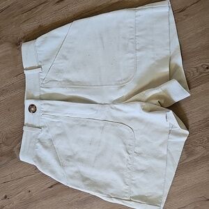 Sezane Alberello Shorts Ecru - Size 38 / US 6